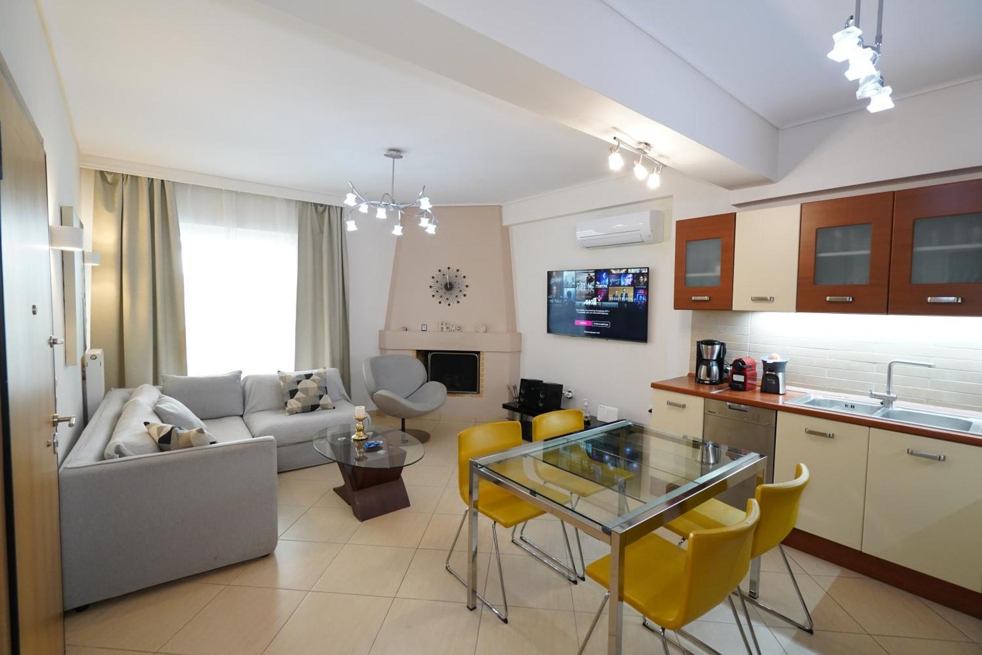 Garden Apartment Next To The Mall -Private Parking Athens Exterior photo